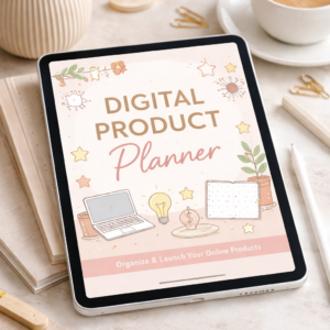 📘 Digital Product Planner